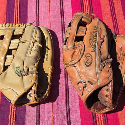 (3) Baseball Gloves
