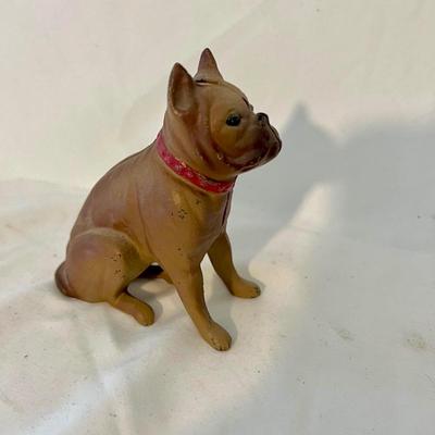 Cast Iron Dog Bank (D-MK)