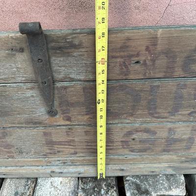 Antique â€œThe House of Hughesâ€ Wood Sign