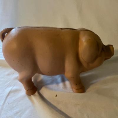 Cast Iron Pig Bank (D-MK)