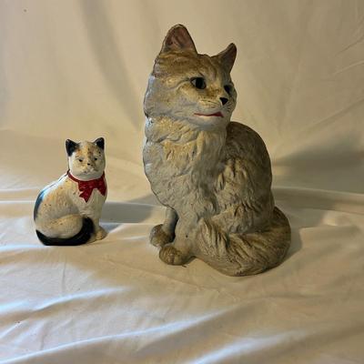 Hubley Style Cat Door Stop and Bank (D-MK)