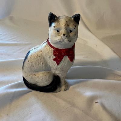 Hubley Style Cat Door Stop and Bank (D-MK)
