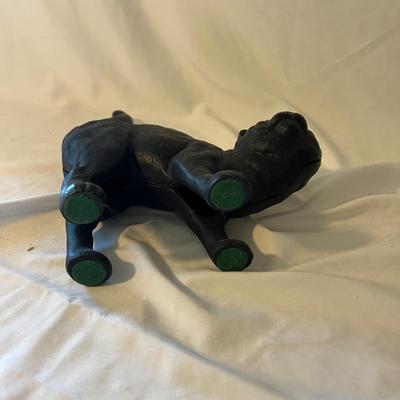 Three Cast Iron Black Cat Door Stops (D-MK)