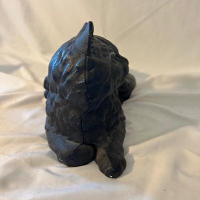Three Cast Iron Black Cat Door Stops (D-MK)