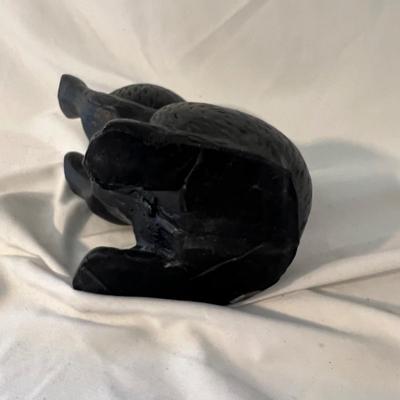 Three Cast Iron Black Cat Door Stops (D-MK)