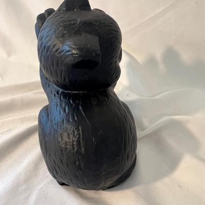Three Cast Iron Black Cat Door Stops (D-MK)