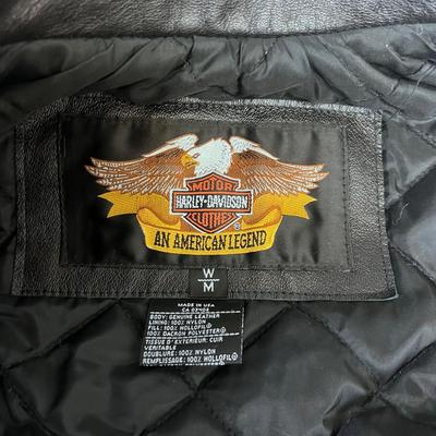 Branded HARLEY DAVIDSON Women's Medium Leather Jacket