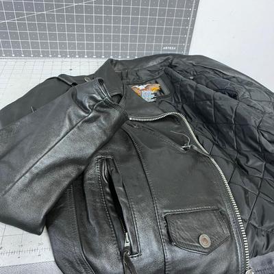 Branded HARLEY DAVIDSON Women's Medium Leather Jacket