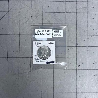 1964 D Kennedy Half Dollar PROOF