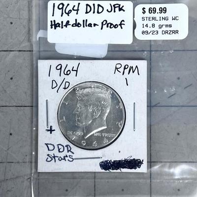 1964 D Kennedy Half Dollar PROOF