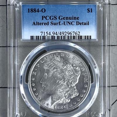 1884 O Morgan Silver Dollar