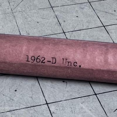 1962 D FULL Roll Un-Circulated. 