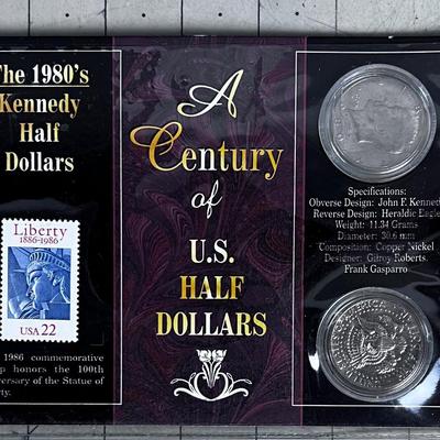 1980's Kennedy Half Dollars, A Century of U.S. Half Dollars