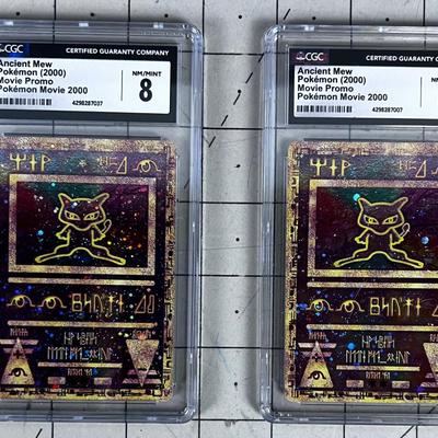 Ancient Mew PokÃ©mon (2000 Mint 8) 