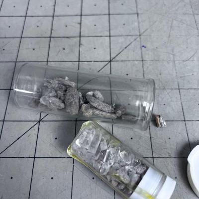 2 Jars of TOPAZ Crystals Clear 