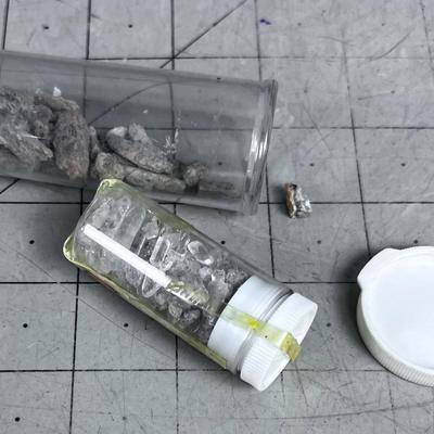 2 Jars of TOPAZ Crystals Clear 