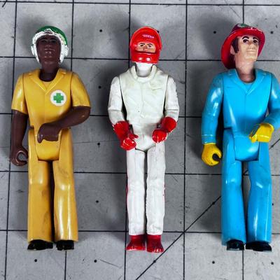 (3) Vintage 1970's Fisher Price 3" Figures 