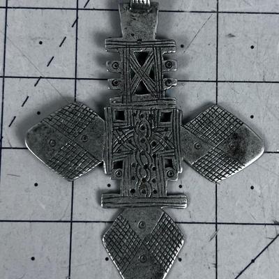 Celtic Tribal Cross 4" Pendant