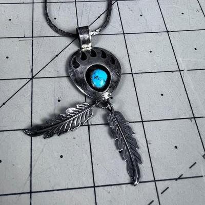 925 BEAR Paw Pendant 