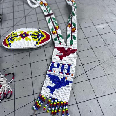 Several Native American BEADED Jewelry