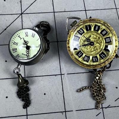 2 Pendant Watches