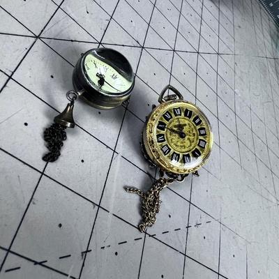 2 Pendant Watches