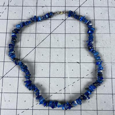 Blue Soda Light Necklace.