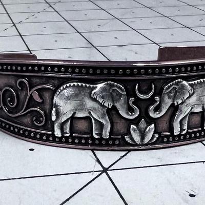 Alex & Annie Copper Elephant Bracelet
