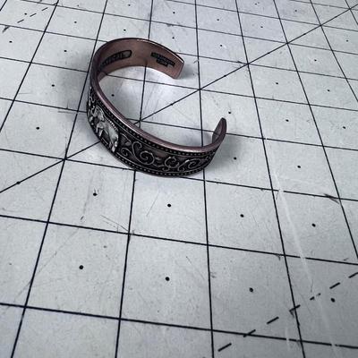 Alex & Annie Copper Elephant Bracelet