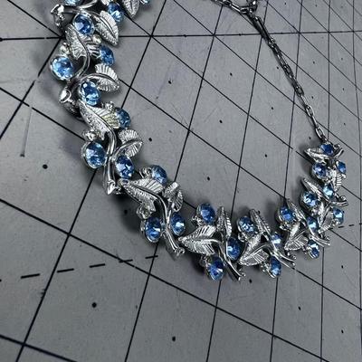 Vintage light Blue Rhinestone Bracelet
