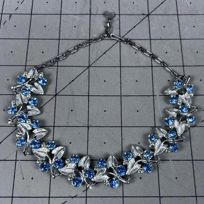 Vintage light Blue Rhinestone Bracelet
