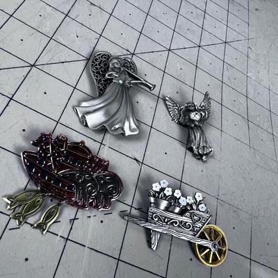 4 Pins Angels and Noah Arc etc. 