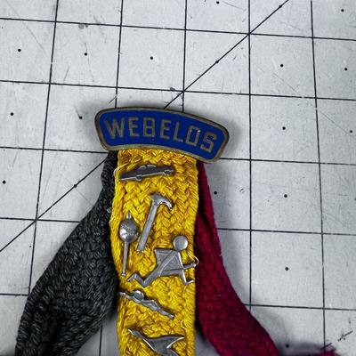 WEBELOS Boy Scout Merit Pins