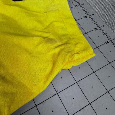 Signed CHRISTY BRINKLEY Yellow T-shirt and PHOTOS 