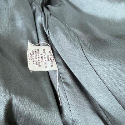 Jacket Demin & Leather Boomer Style, by Diamond 