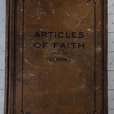 Articles of Faith by James Talmage Dated 1924 
