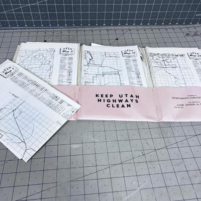 UTAH Sportsman's Log, Detailed Map Set