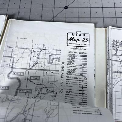 UTAH Sportsman's Log, Detailed Map Set