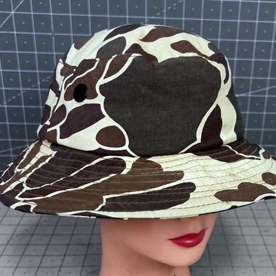 Vintage Frog Skin Hunting Hat 