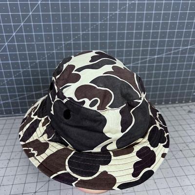 Vintage Frog Skin Hunting Hat 