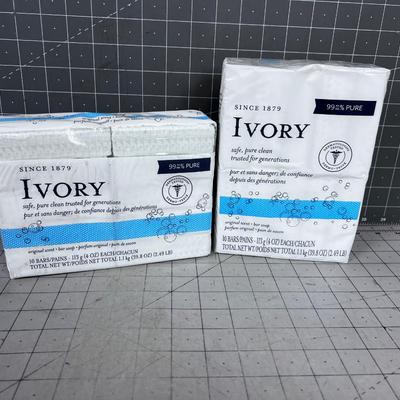 20 Bars of NEW Ivory Soap Sealed