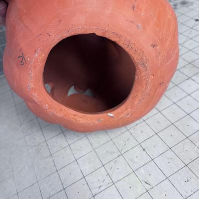 Terracotta Jack-O-Lantern 