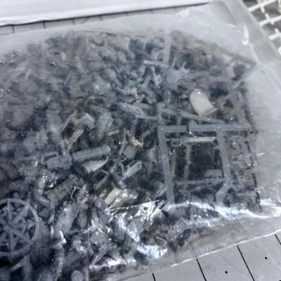 A WHOLE Box of WAR HAMMER, Many figures still on the Spur; weapons etc. 