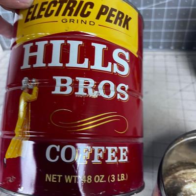 3 VINTAGE Coffee Cans NO Lids.