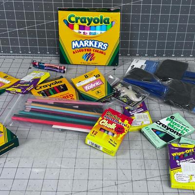 Crayons and Colored Pencils 