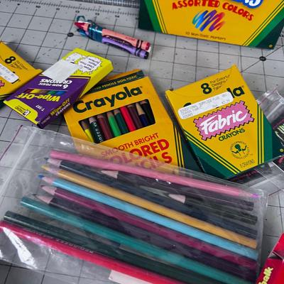 Crayons and Colored Pencils 