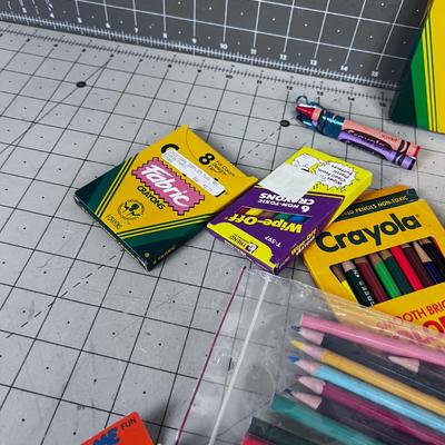 Crayons and Colored Pencils 