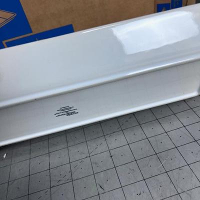 Pampered Chef, NEW - Simple Editions Rectangular Serving Tray WHITE