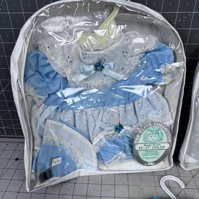 3 Doll Outfits, New 