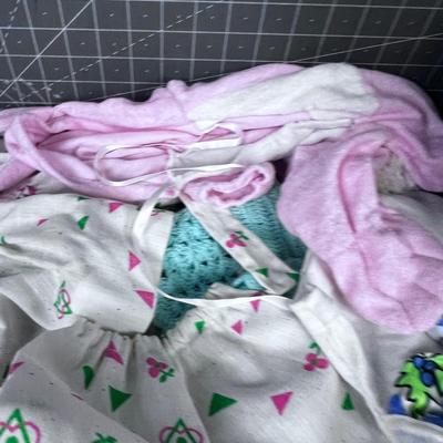 Box Full of Doll Clothes 